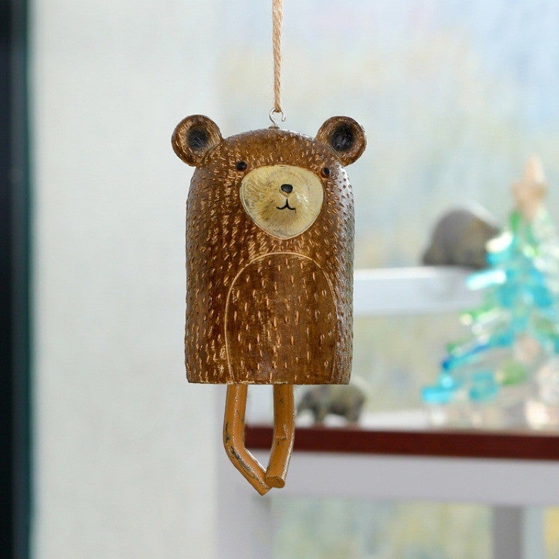 New Resin Hanging Decoration Wind Bell Beautiful Country Garden Animal Wind Bell Decoration Pendant Resin Crafts - Image 5